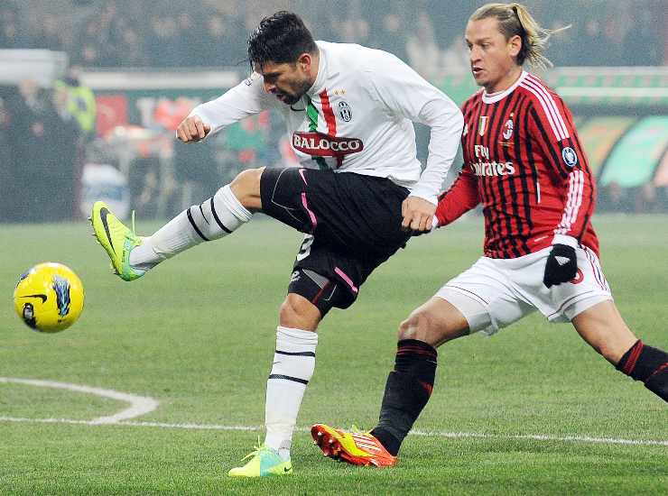 Marco Borriello rischio infarto Juventus Conte